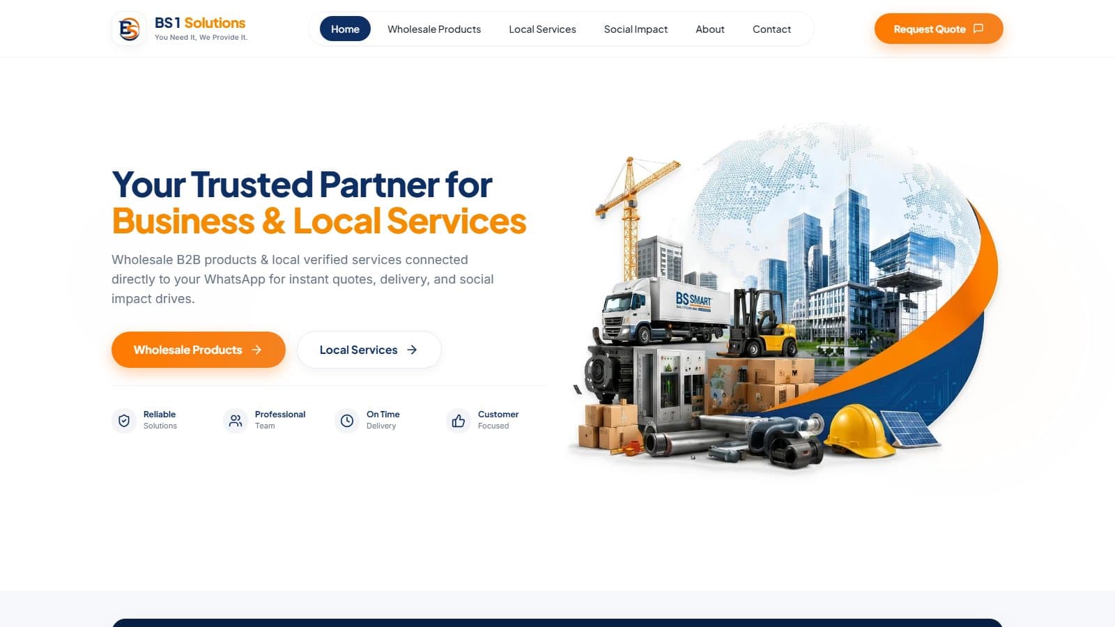 BS Smart Solution corporate technology website